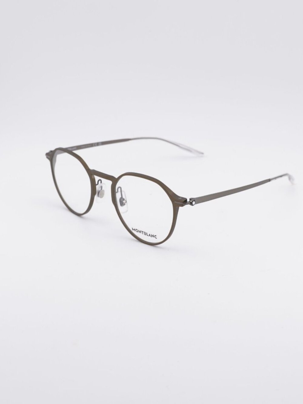 Montblanc MB0233O 002 Eyeglasses Green 50mm Round Frame
